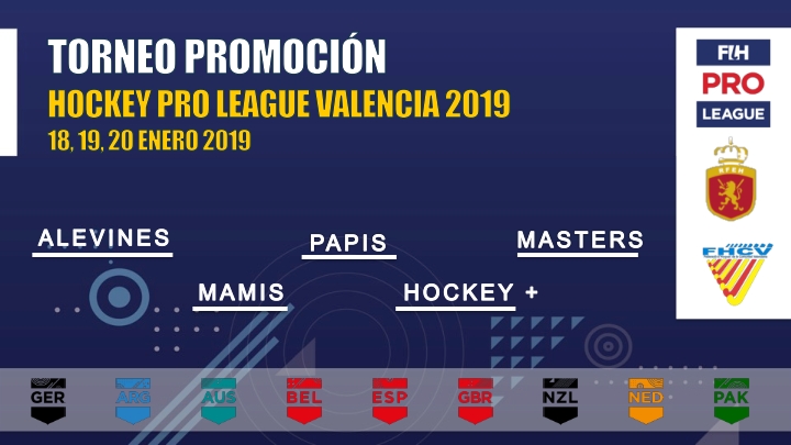  Torneos Promoción en valencia FIH PROLEAGUE VALENCIA 2019